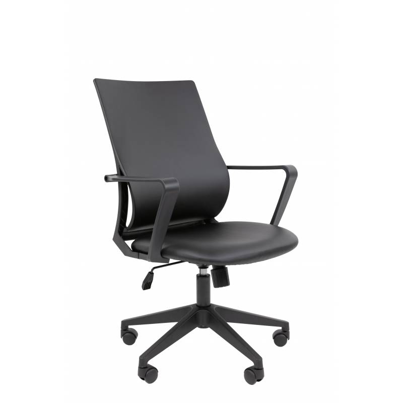 Офисное кресло Chairman 545 Россия экокожа черный Б/П главное фото