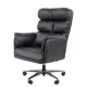 Офисное кресло Chairman 433 Россия экокожа черная. Фото товара с разных ракурсов.